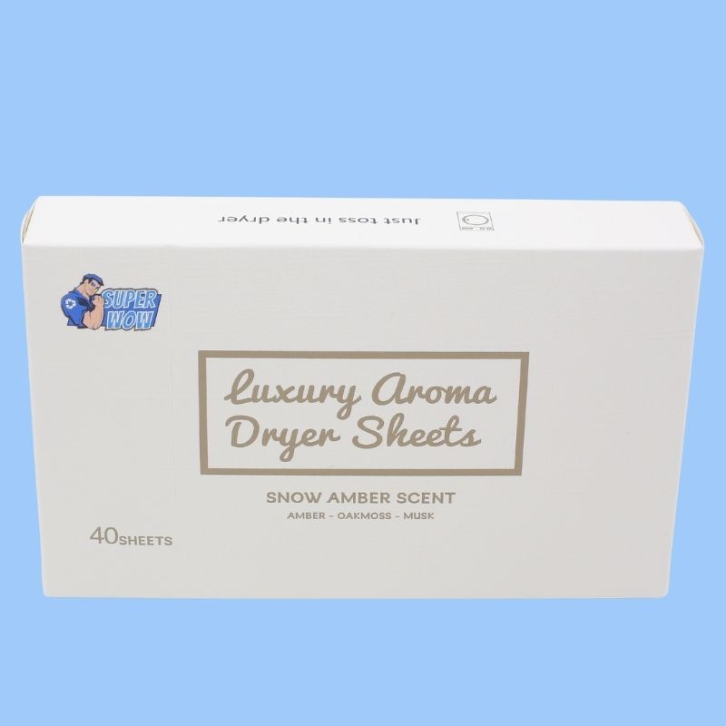 Snow Amber 40ct -Custom Brand Fabric Softener Dryer Sheet