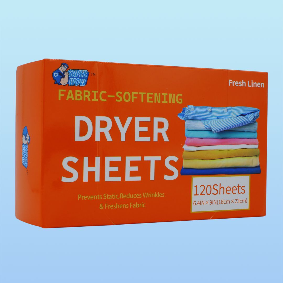 Fresh Linen 120ct - OEM Brand Fabric Softener Dryer Sheets - Superwow